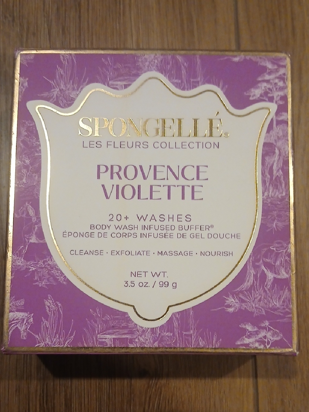 Spongellé Provence Violette Purple Body Wash Infused Buffer